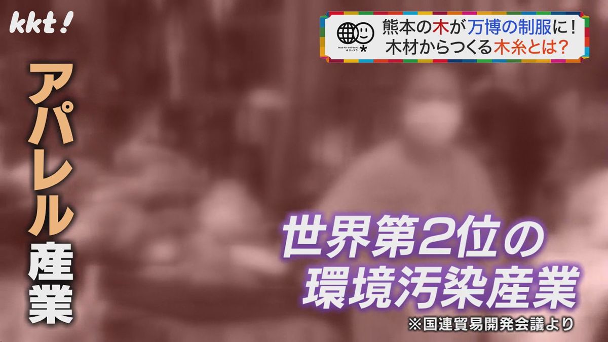 アパレル産業は世界2位の環境汚染産業(国連貿易開発会議より)