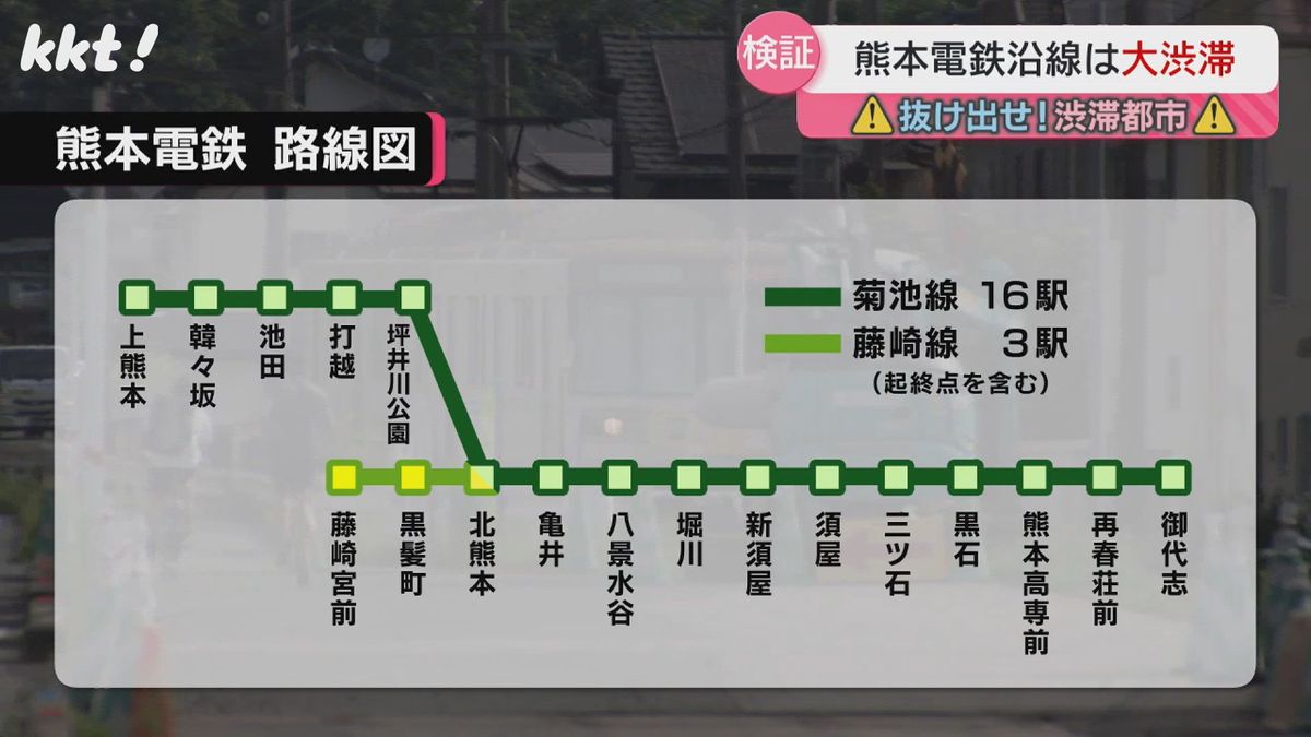 熊本電鉄 路線図