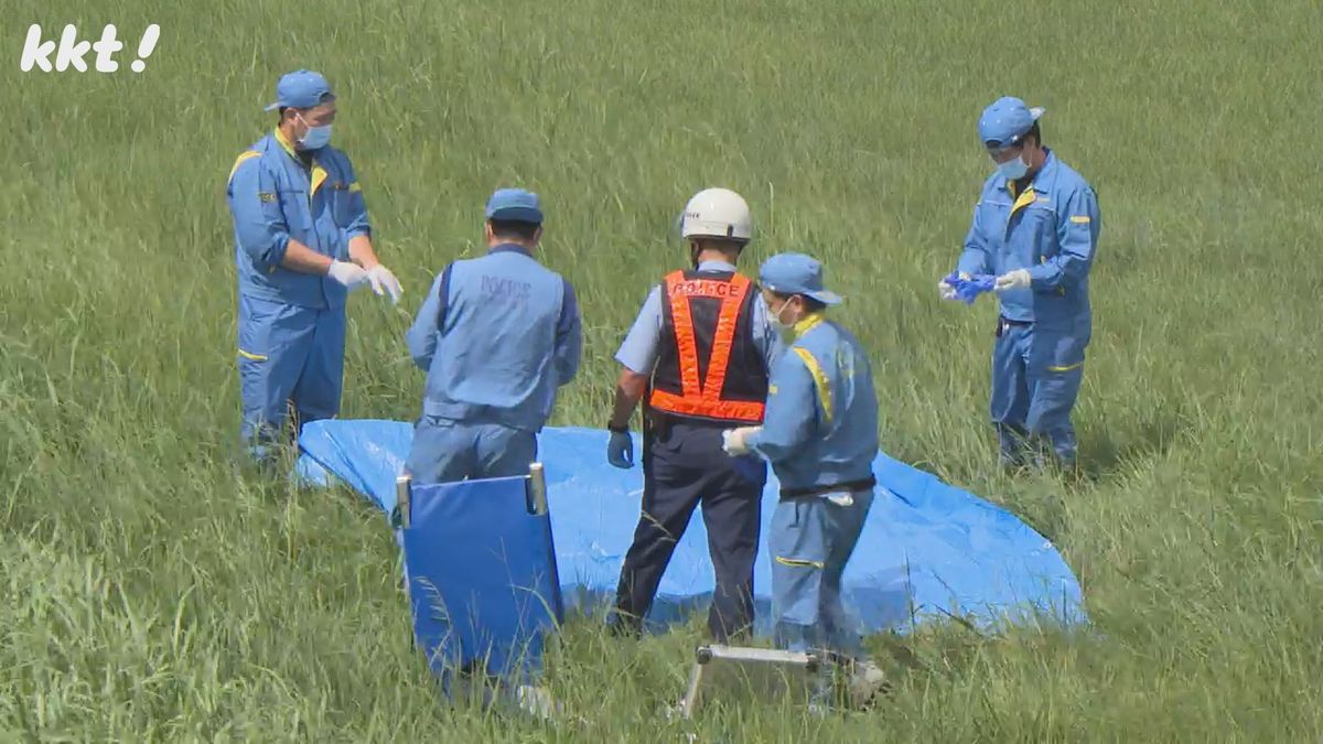 遺体発見現場（熊本市西区）