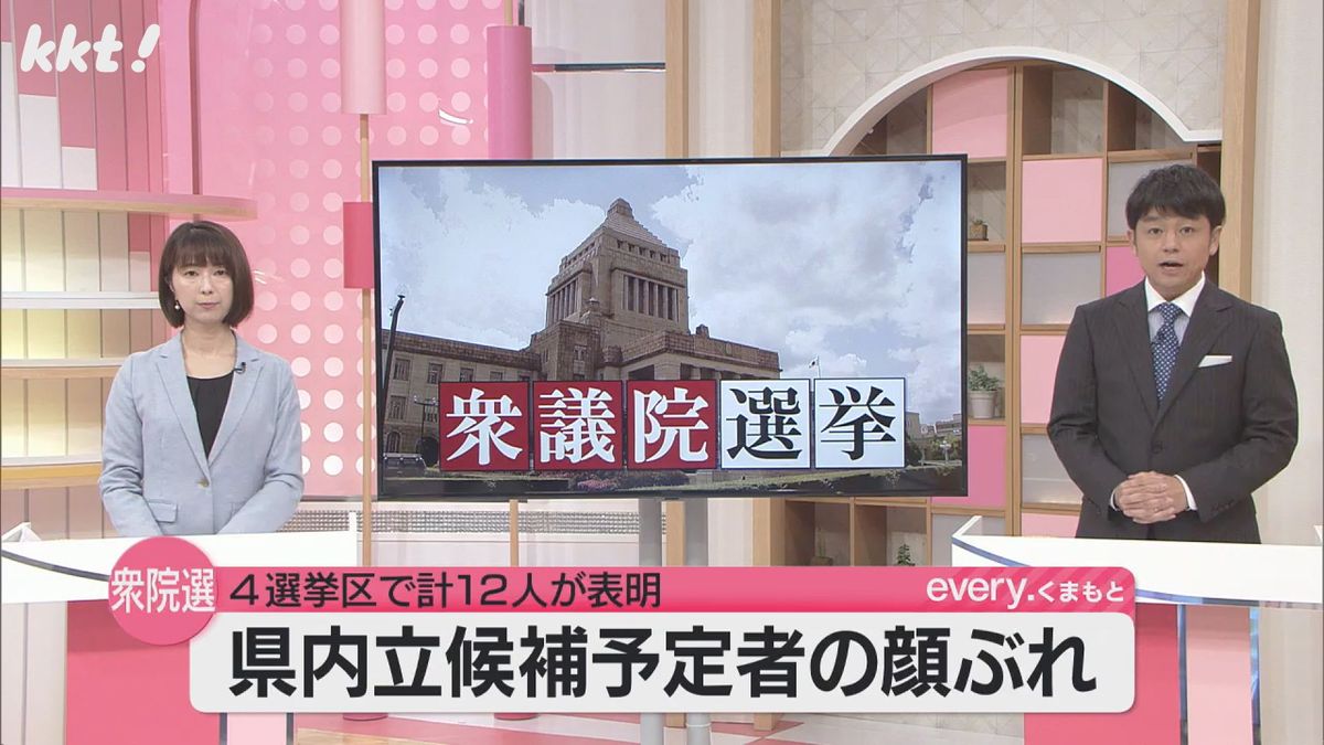 熊本県内の立候補予定は…