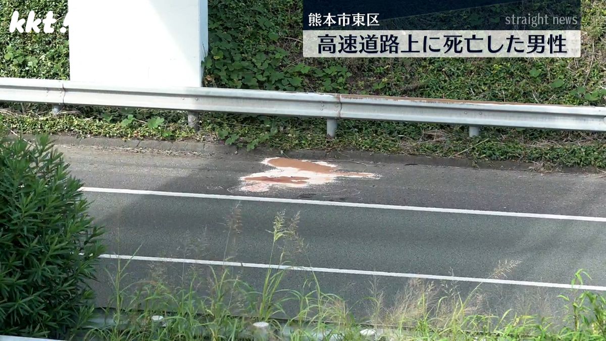 九州自動車道で身元不明の男性遺体 路肩にうつぶせで倒れた状態で発見 体全体に損傷