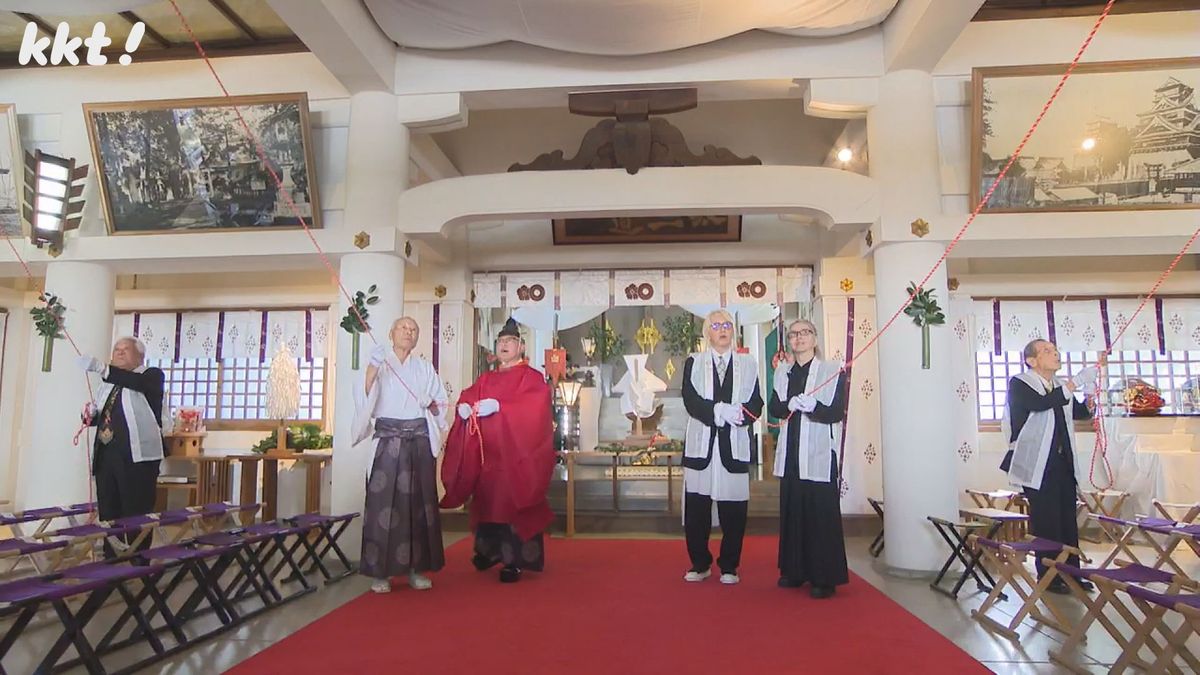 加藤神社(24日･熊本市中央区)