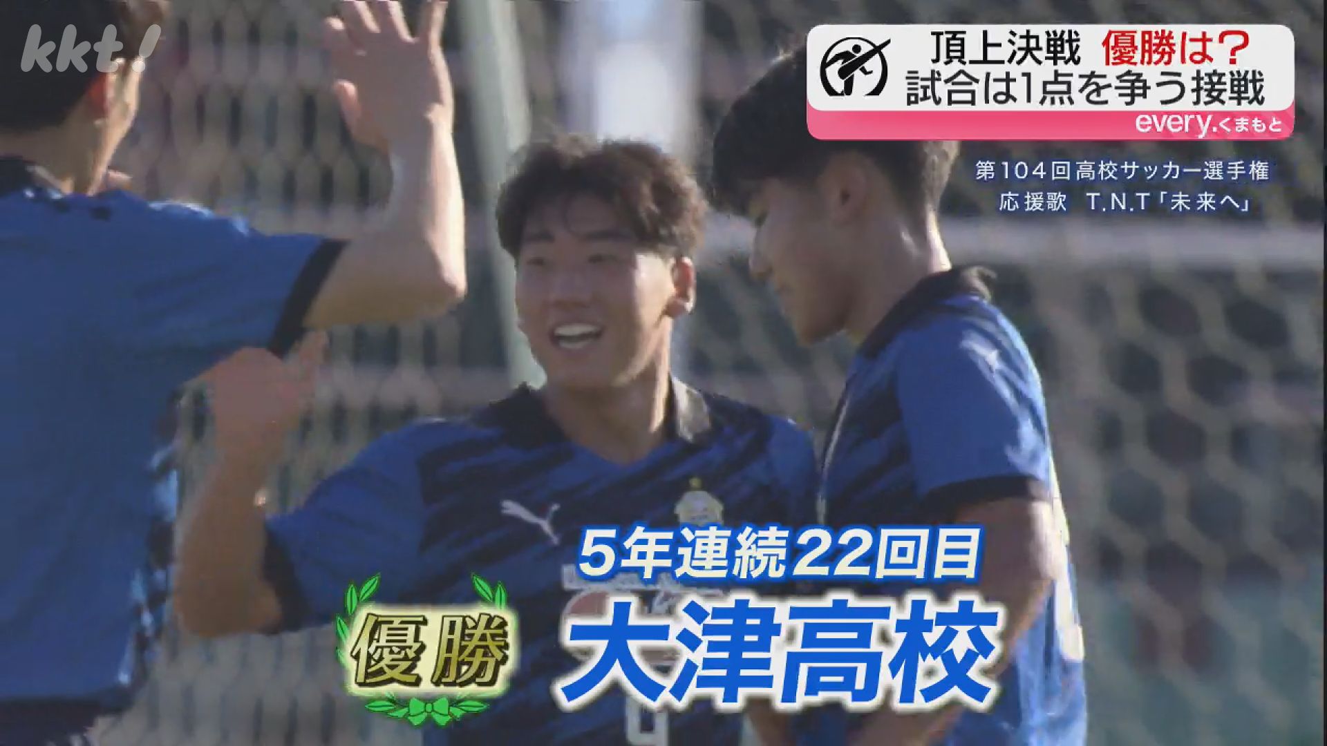 高校サッカー 大津が県5連覇で全国へ！12/29北海（北海道）相手に初戦