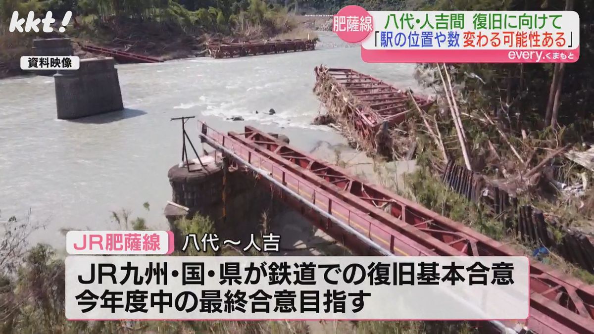 2020年熊本豪雨で被災した肥薩線