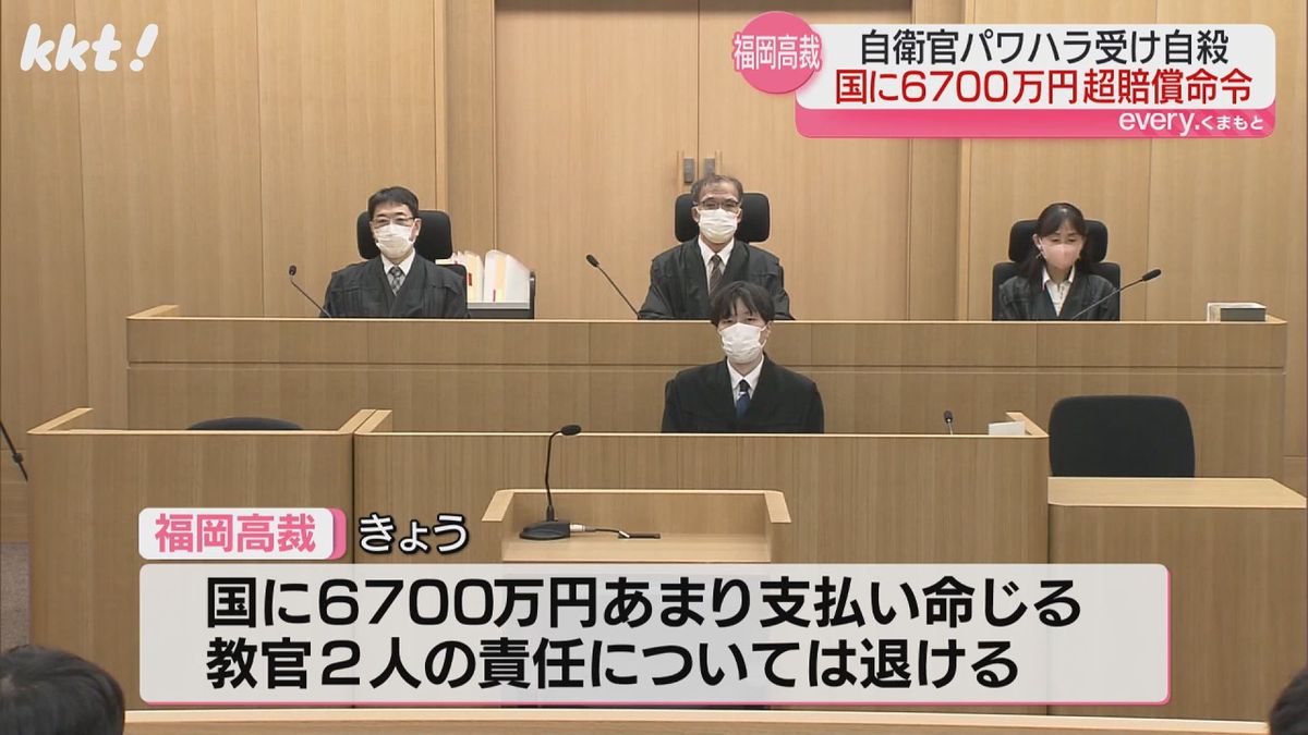 国に6700万円あまりの支払い命じる判決