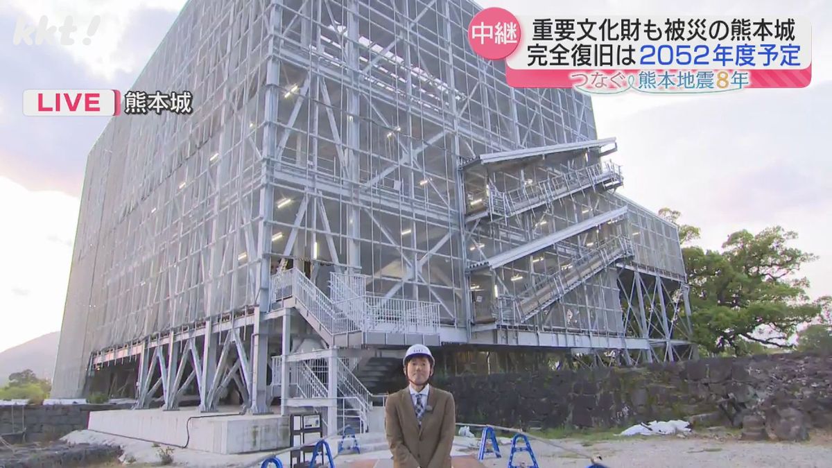 【潜入】熊本地震から復旧進む宇土櫓 素屋根に覆われた内部の今は
