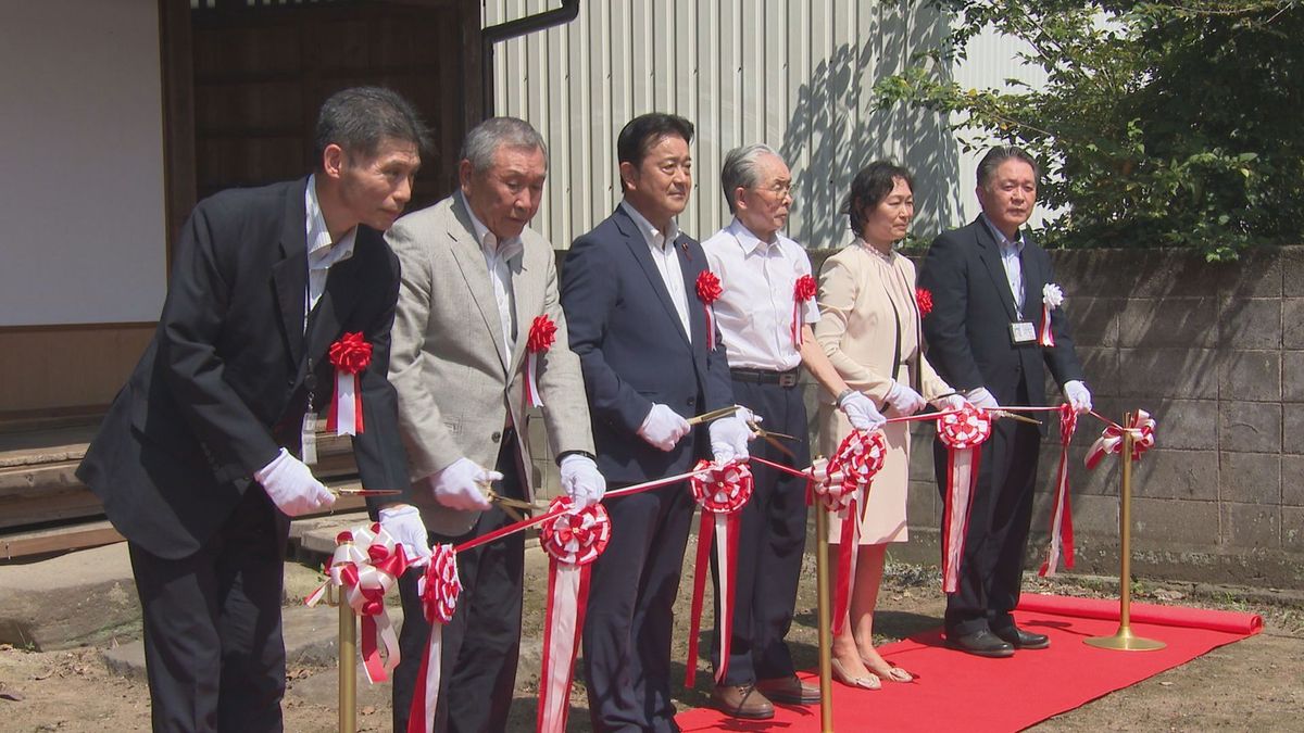 ｢明治天皇小島行在所｣復旧完了の記念式典(7月22日･熊本市西区)