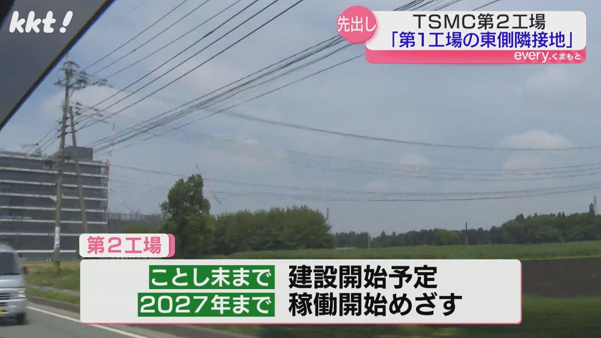 第2工場は今年末までに建設開始予定