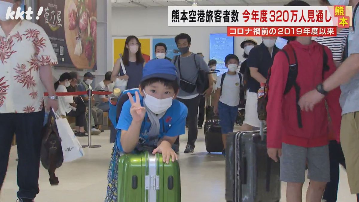 【コロナ禍前に戻る】熊本空港の今年度の旅客数320万人 TSMC進出で国際線の旅客増加