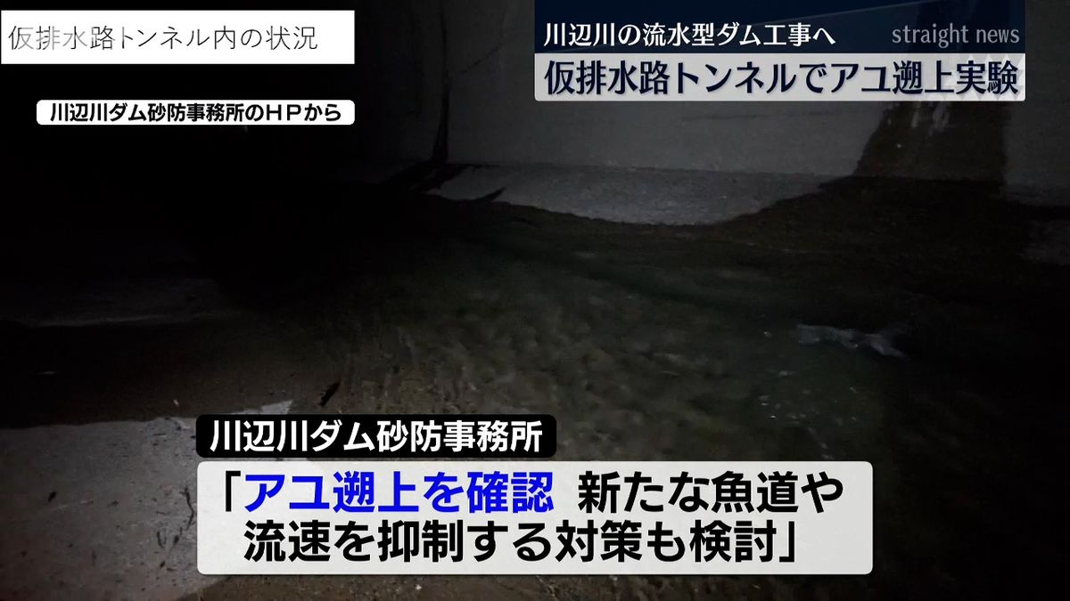 仮排水路トンネル
