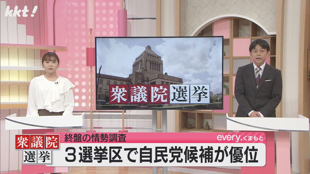 衆議院選挙 終盤の情勢調査