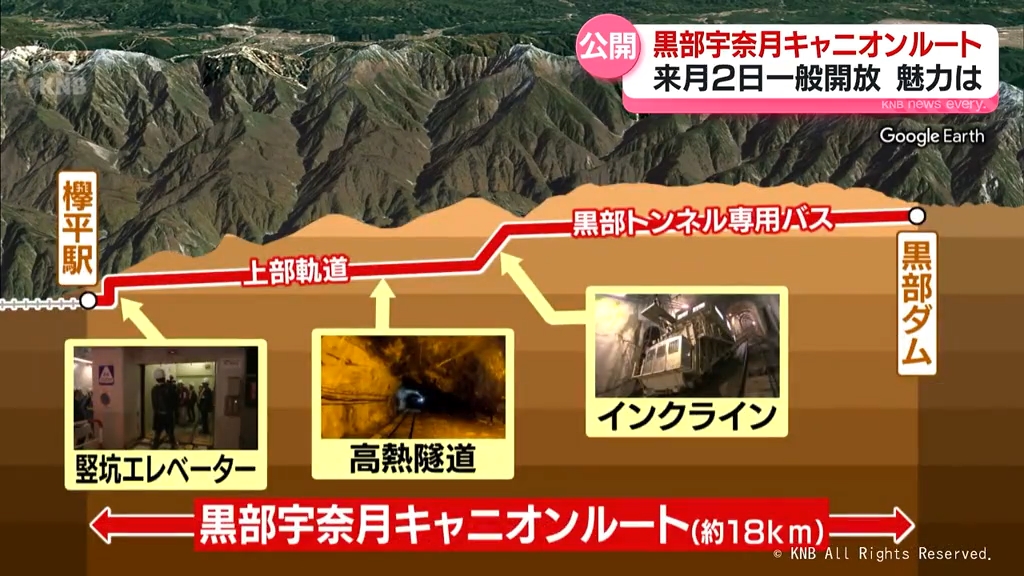 いよいよ今週末一般開放「黒部宇奈月キャニオンルート」　ガイド研修に同行　一足先にルート紹介　富山県