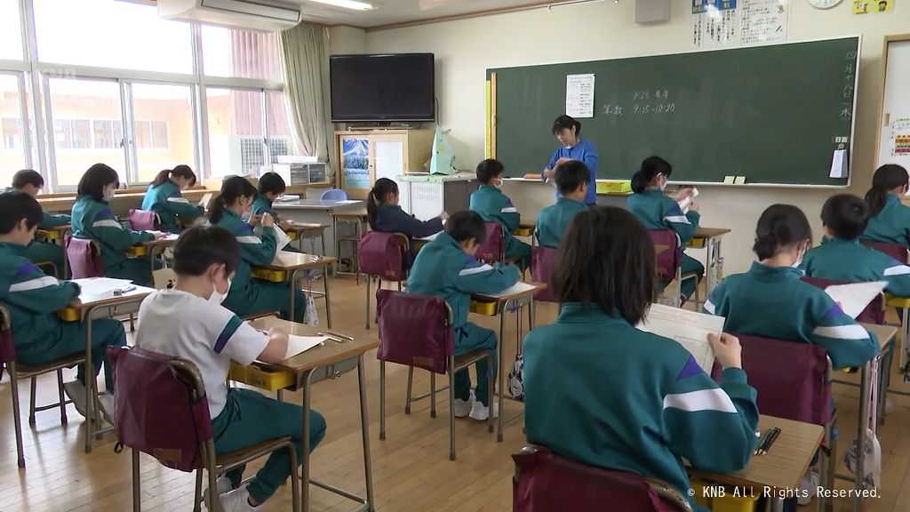全国学力テスト　富山県内の小中学校で一斉実施