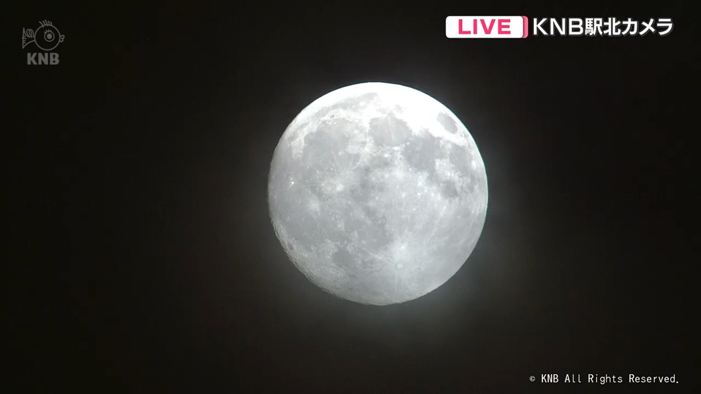 きょう「中秋の名月」　月の模様は何に見える？　今夜は月と一緒に「土星」も鑑賞好条件　富山県