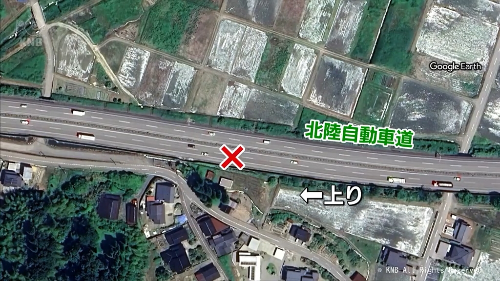 82歳の逆走軽乗用車　北陸自動車道で対向車と衝突　昨夜