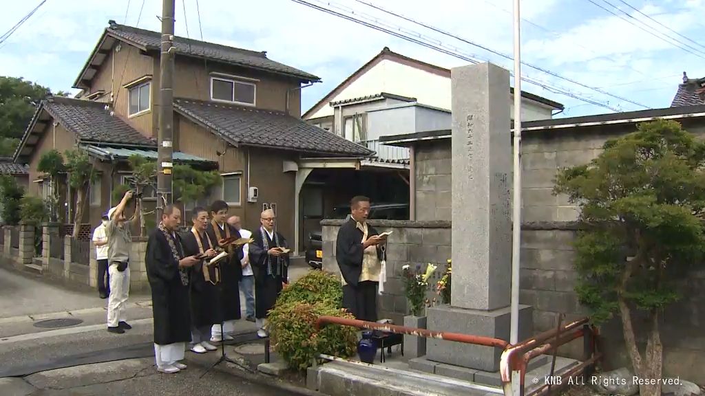 戦後79年の夏　富山市に投下の模擬原爆　犠牲者を追悼