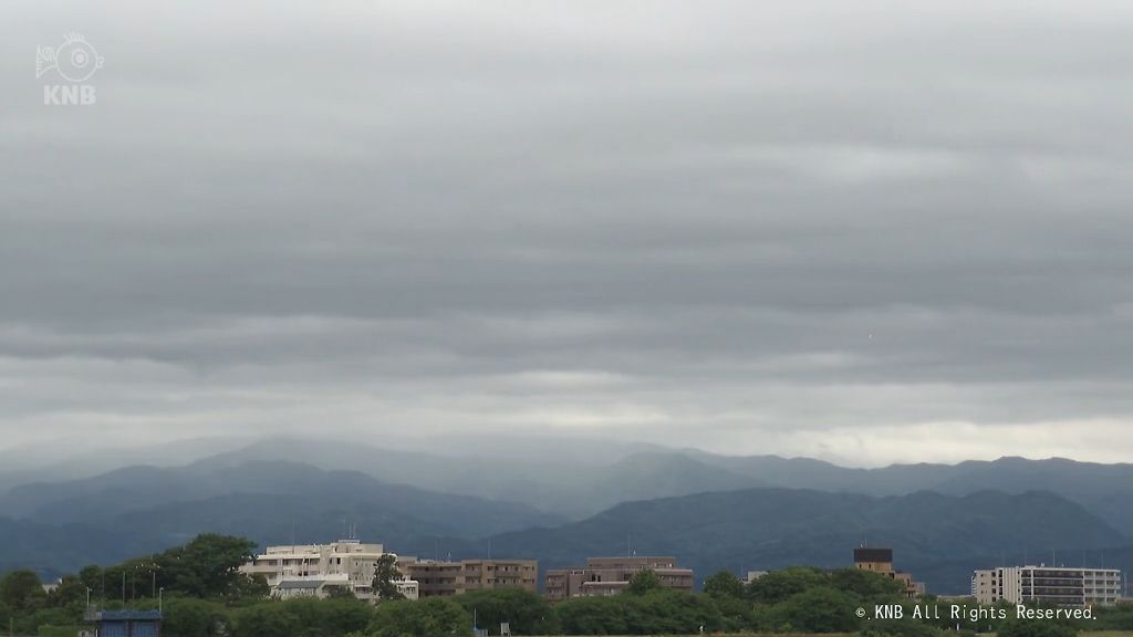 22日梅雨入りの富山県内　午後から大雨に注意を