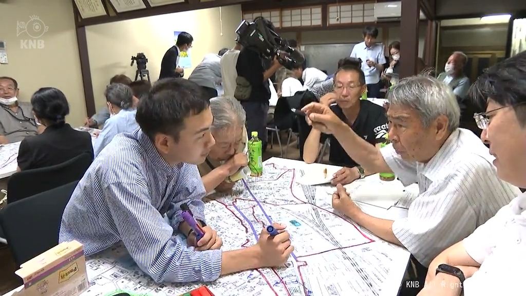 液状化被害の高岡市伏木地区　富山大学などの研究室が住民への調査開始