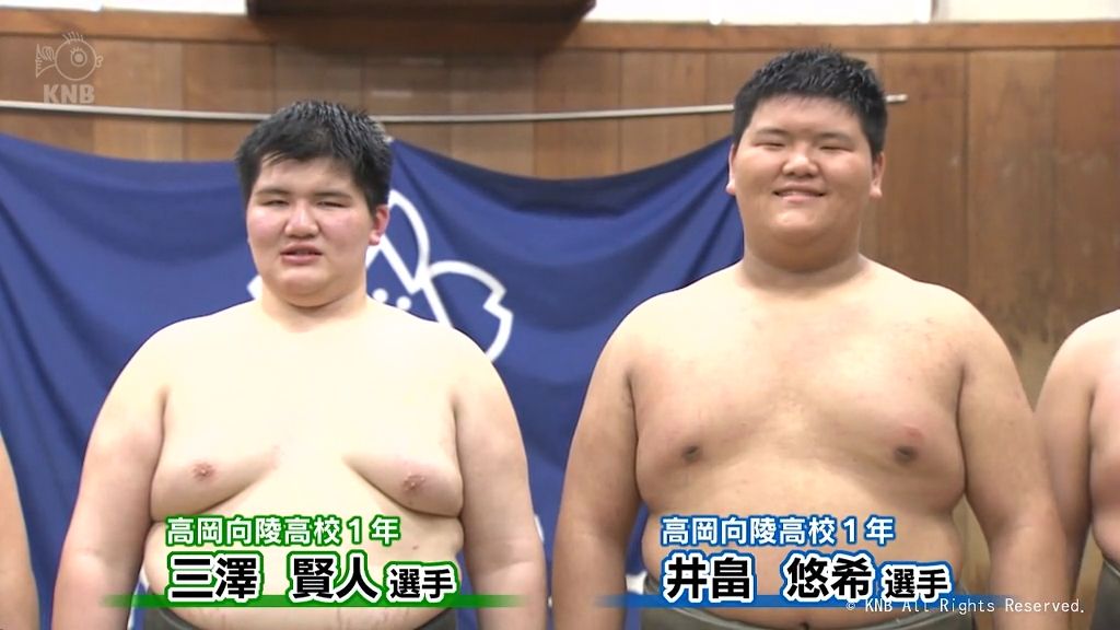 目指すは日本一　高岡向陵高校相撲部　2人の1年生を紹介