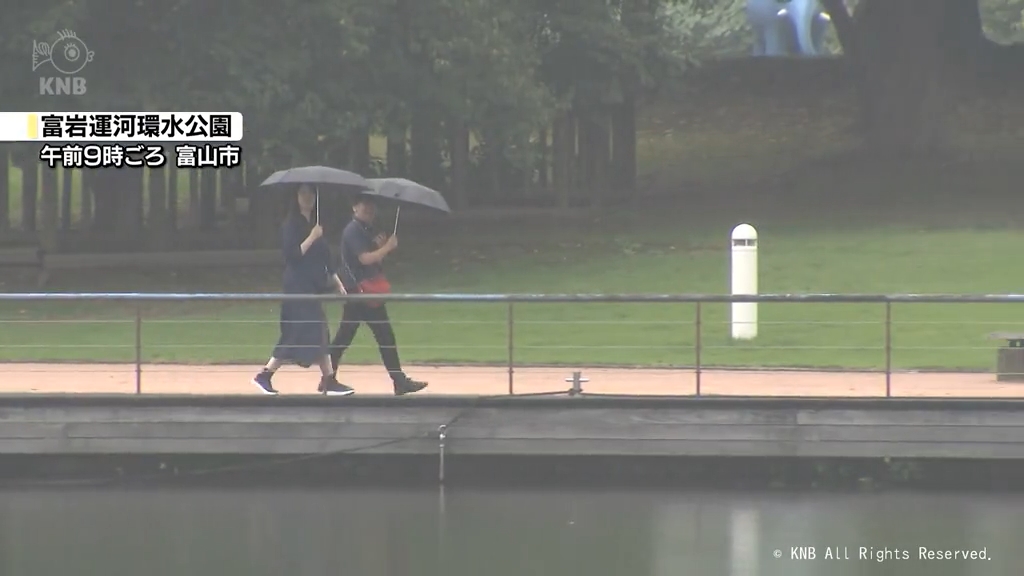 台風25号接近　富山県内はきょう夕方から広い範囲で雨に