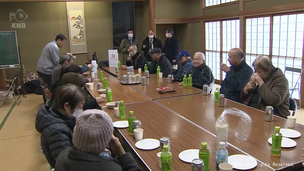 地震被害からの復興へ意見交わす　氷見市姿地区で住民が新年会合