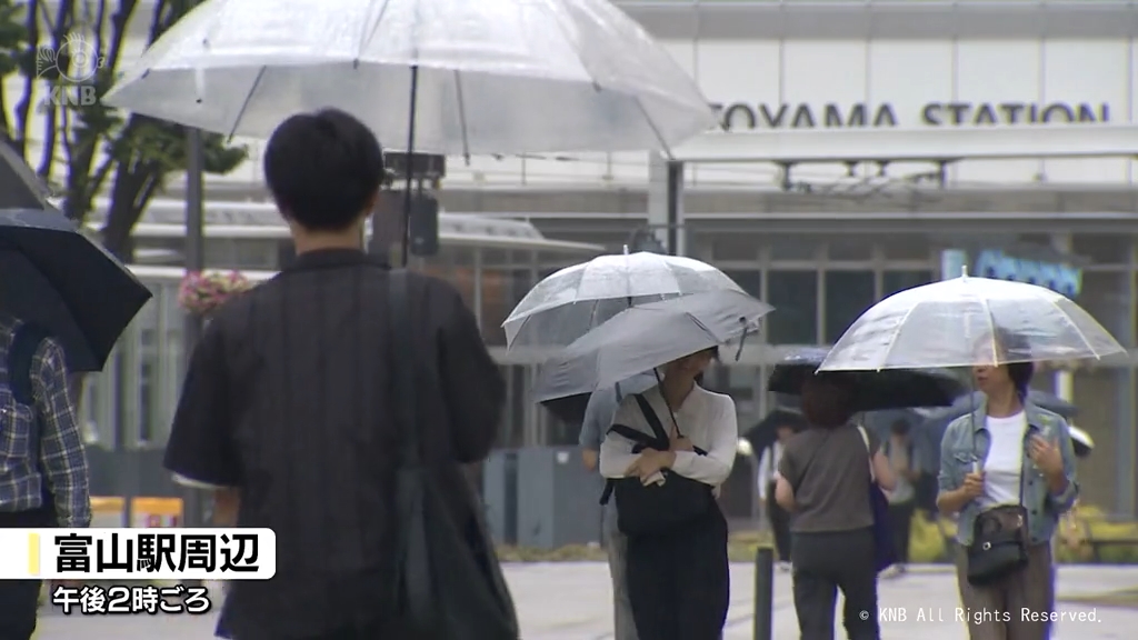 北陸地方梅雨入り あす明け方にかけ激しいのところも 富山（2026年6月