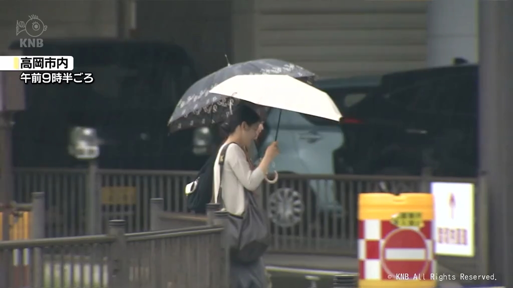 富山県西部3市に一時大雨警報 すっきりしない天気に（2025年9月7日