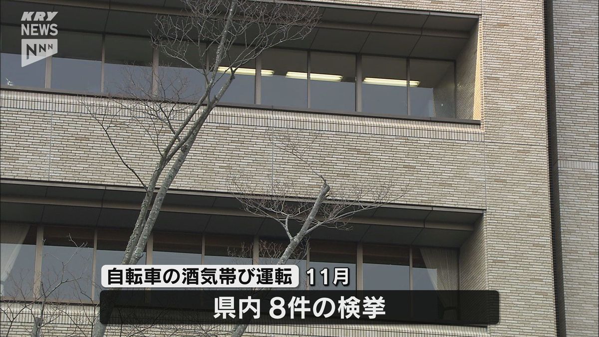 【山口】「一滴でもお酒を飲んだ場合には自転車を運転しないで」　道路交通法の一部改正により自転車の酒気帯び運転で8件検挙