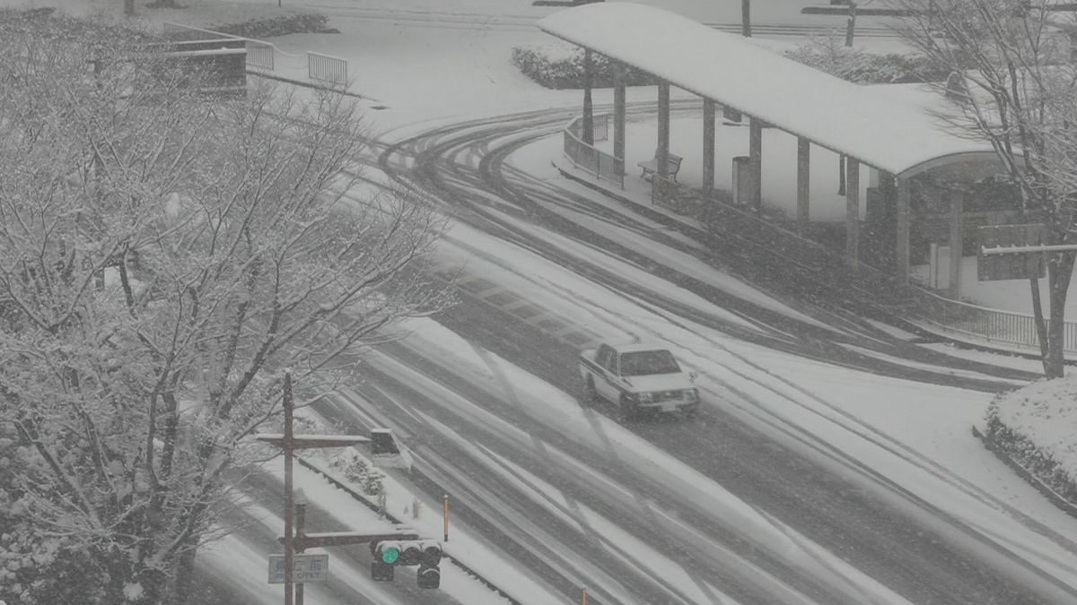 山口県内では平野部でも雪…国道2号の山口市江崎～下関市松屋東の通行止めは解除（午前9時現在）