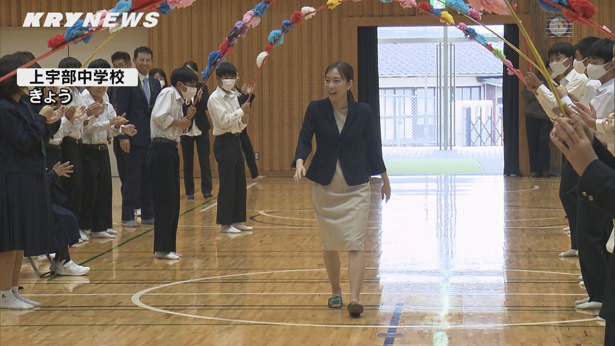 石川佳純選手が宇部市の中学校で交流「夢や目標を持ってチャレンジすることが大切」
