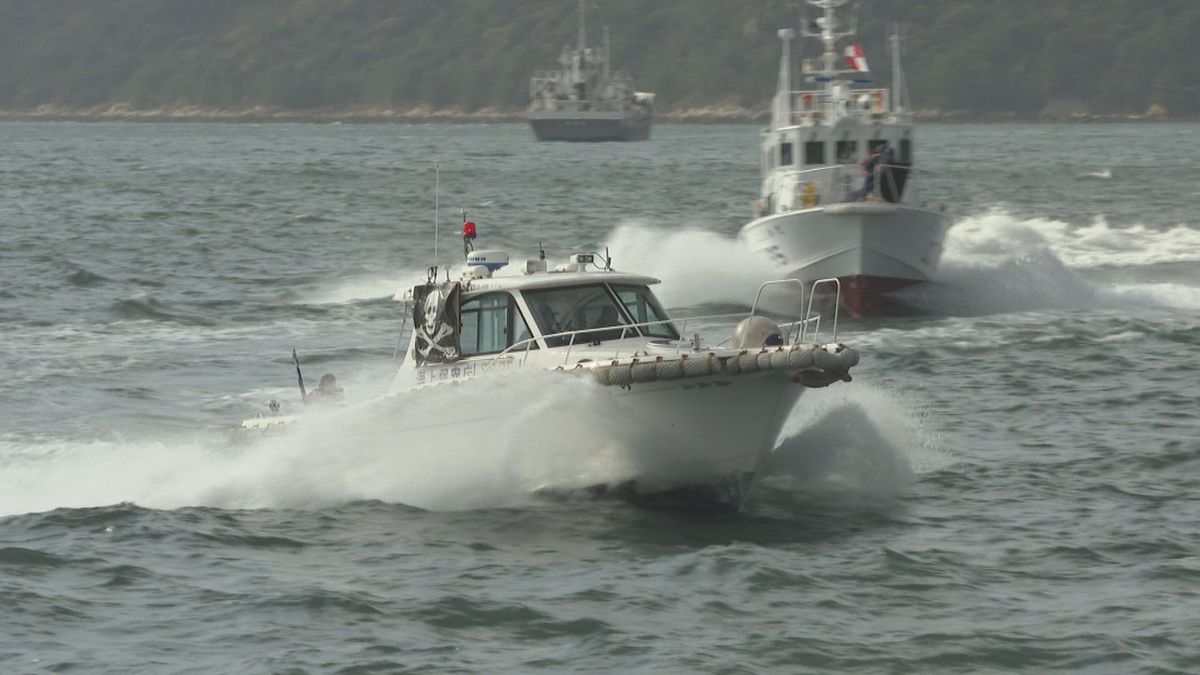 テロリストを水際で防げ！年間1600隻の外国船が入港する徳山下松港で対策訓練