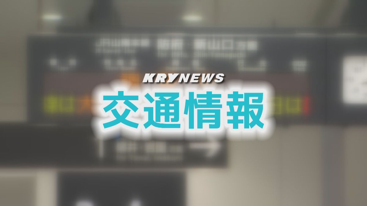 【交通情報】JR岩徳線の架道橋に車が接触 10時15分運転再開 一部の列車に遅れ