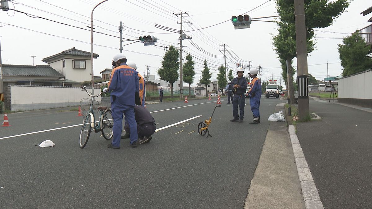 80代の男が運転する軽乗用車にはねられ…70代の女性が死亡 宇部市で死亡交通事故