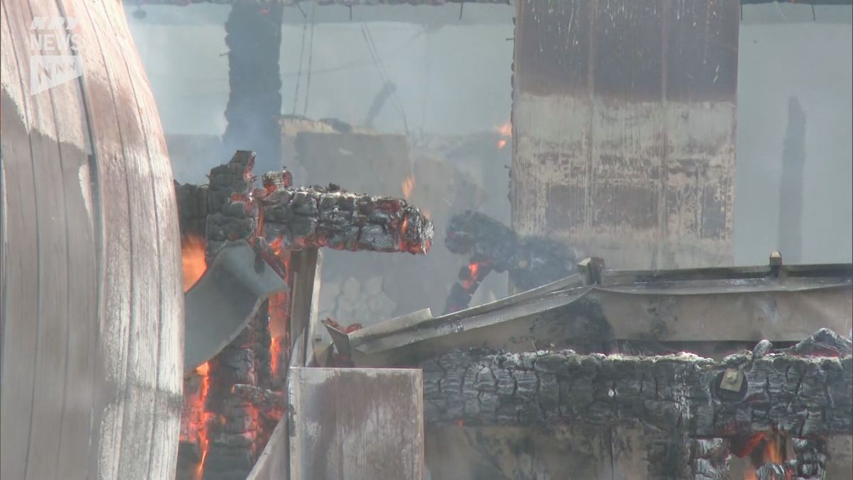 山口市の住宅で火災 　火元とみられる住宅の高齢女性は外出中でけが人はなし 