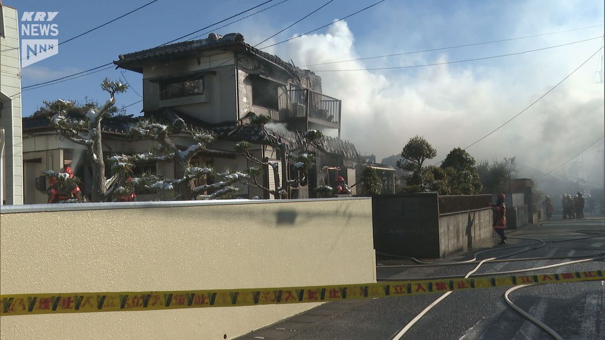 「爆発音が聞こえる」山口・宇部で民家火災　3棟が全焼…けが人なし