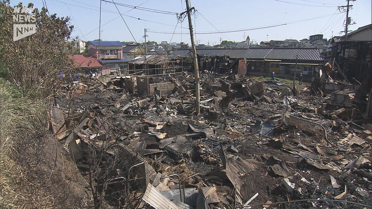 焼けた建物は20棟以上か…下関市の大規模火災 焼失面積は2100平方メートル~下関警察署が発表