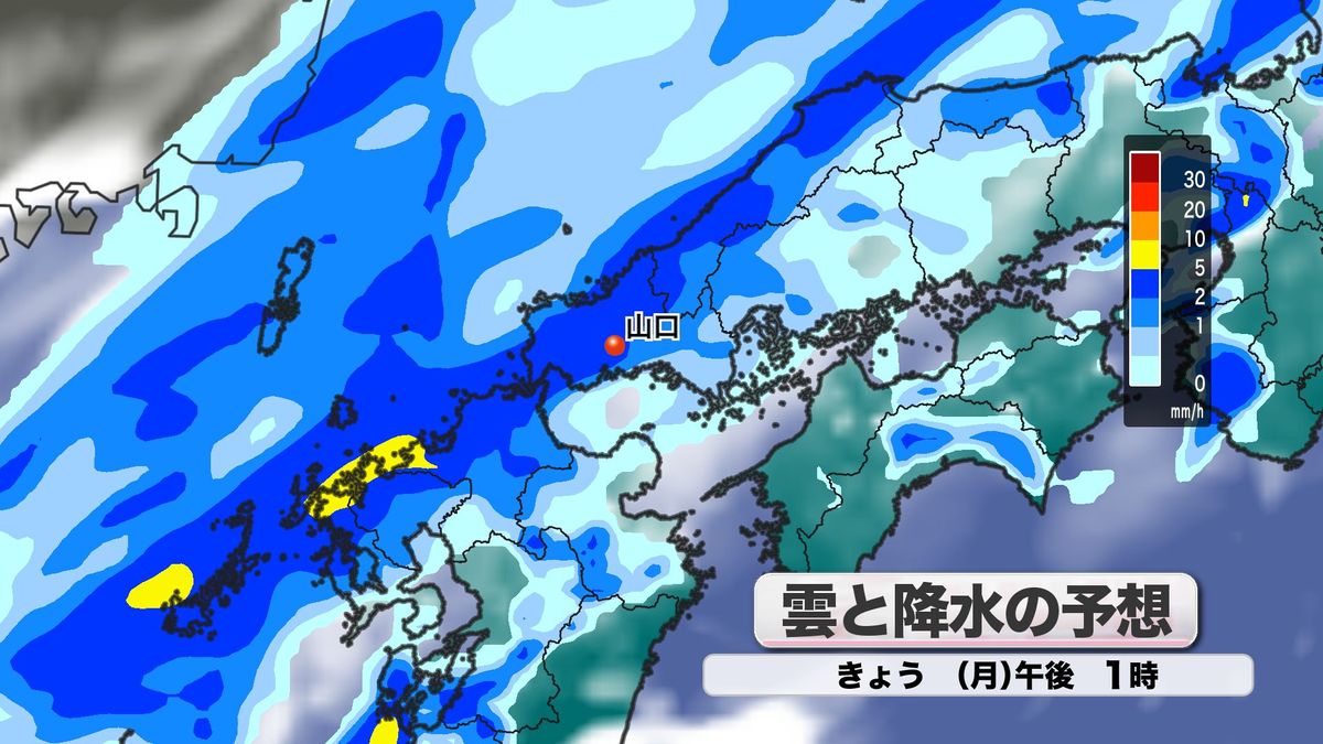 雲と降水の予想