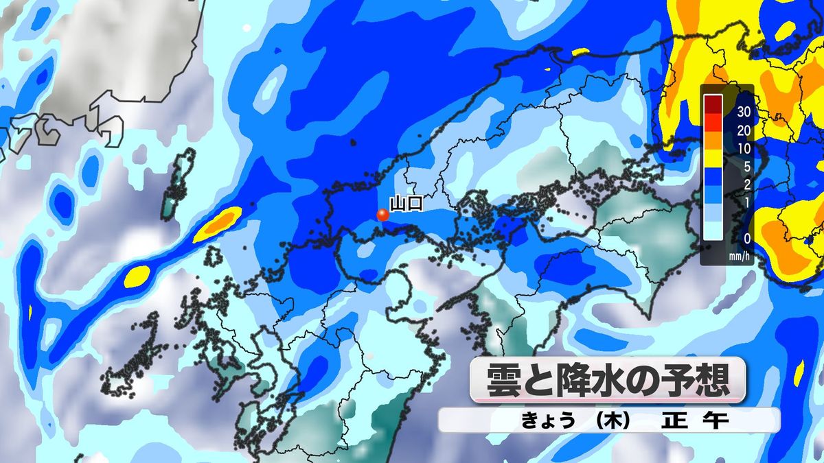 雲と降水の予想