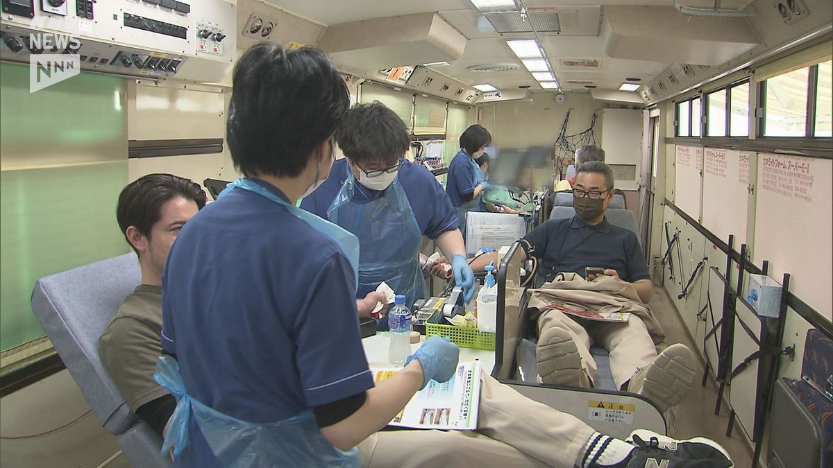4年半ぶり 米軍岩国基地関係者が献血に協力