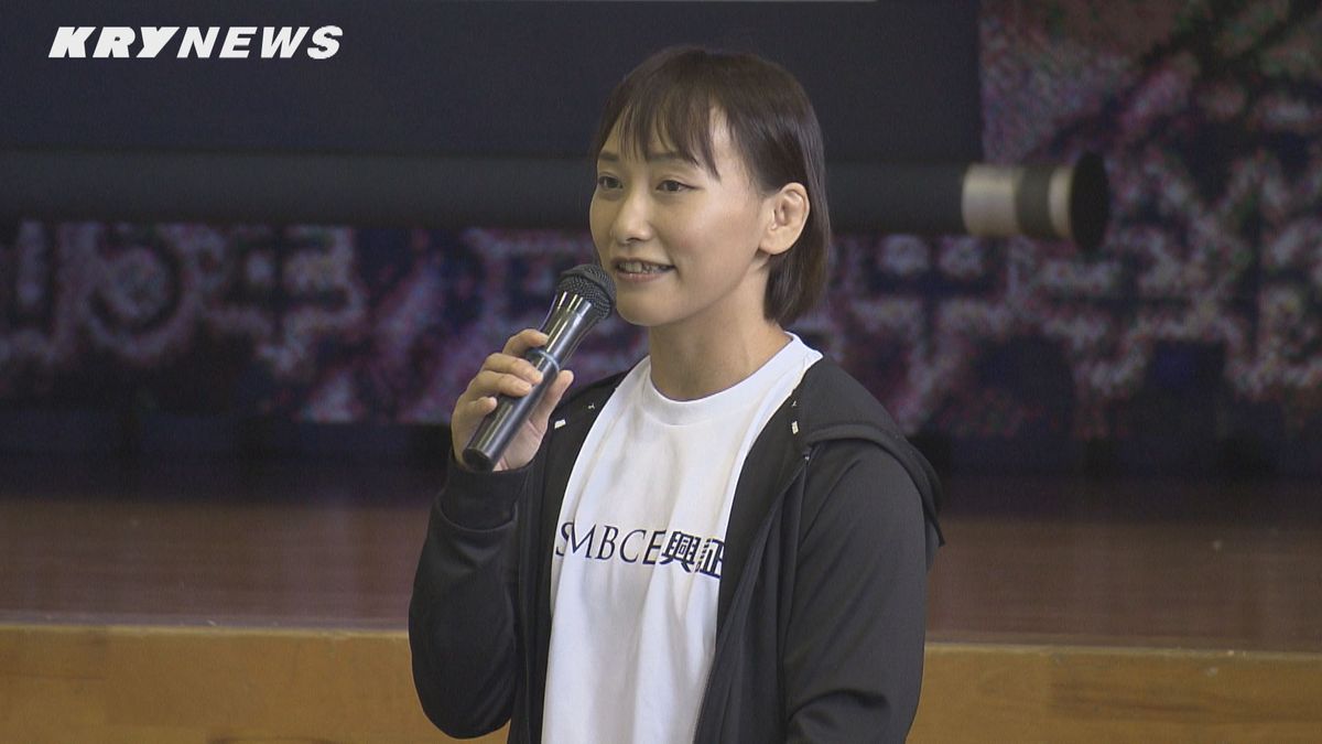 パリパラリンピックを目指す柔道・廣瀬順子選手が講演「あきらめずに頑張り続けて目標に向かってもらいたい」