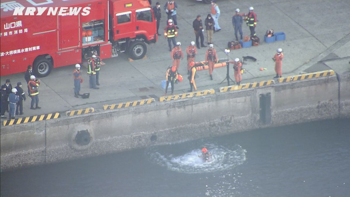 軽乗用車が海に転落　76歳男性の死亡を確認～山口・下関～