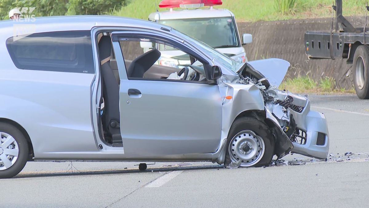 正面衝突事故で1人死亡2人重傷～山口市徳地の県道～