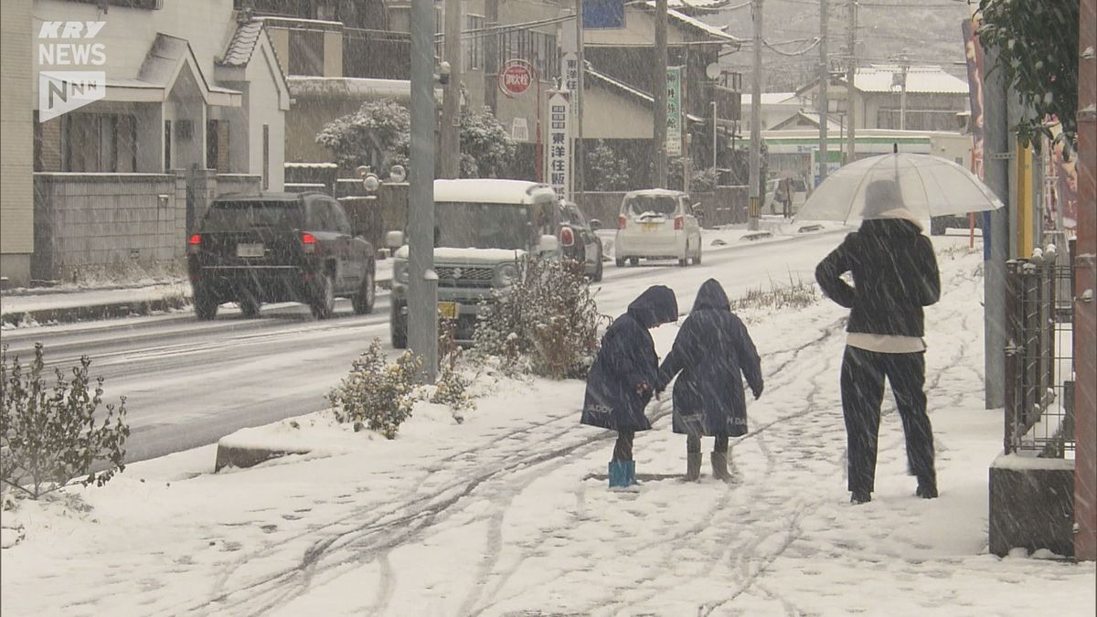 今シーズン最強寒波が到来！山口県内は市街地でも積雪　徳佐ではマイナス7.3度