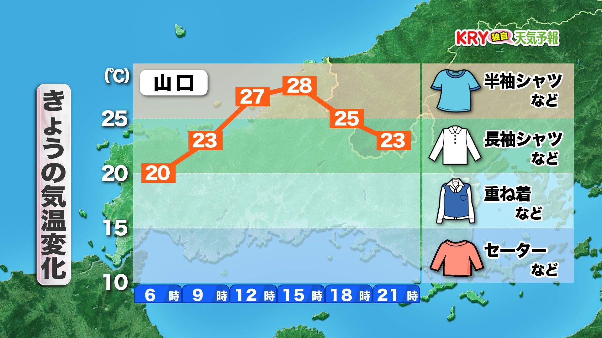 山口天気 朝刊6/16】きょう16日(火)はとうとう梅雨の中休み最終日 あす