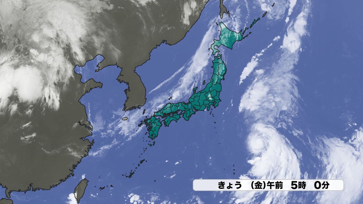 9日(金)朝の雲画像