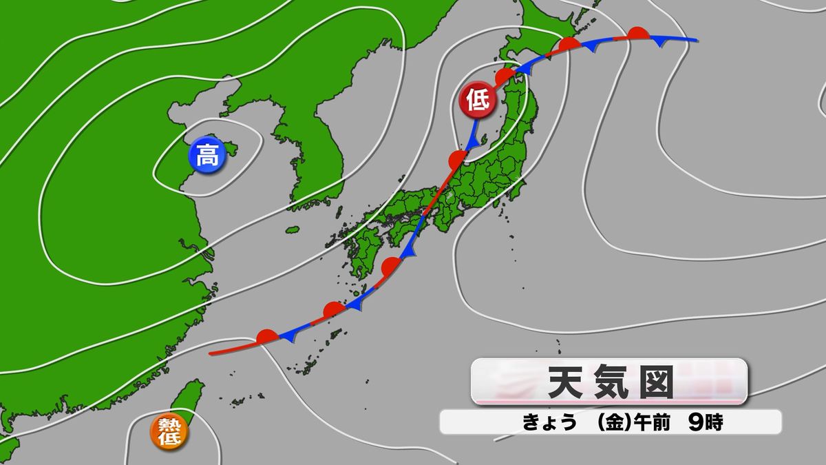 【山口天気 朝刊10/4】きょう4日(金)は天気回復も強い北風や高波注意　週末は土曜日中心に日ざし多く真夏日目前まで気温上昇