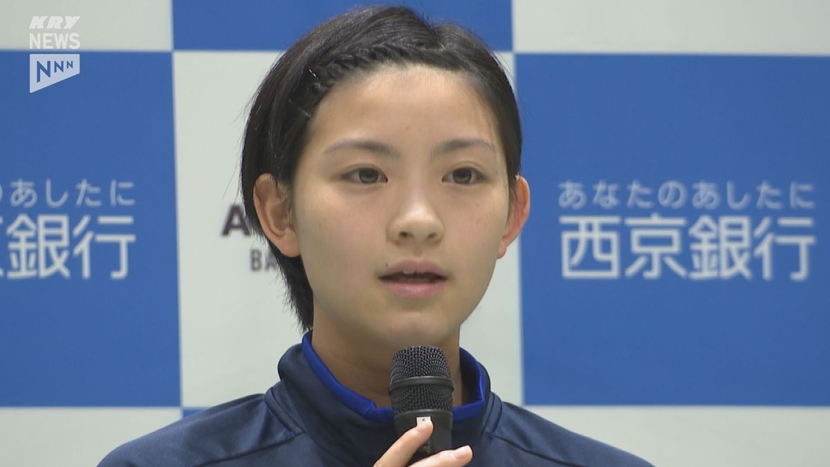 「山口県に恩返しがしたい」日本Ａ代表・宮崎友花選手（柳井商工）がACT SAIKYO入団会見