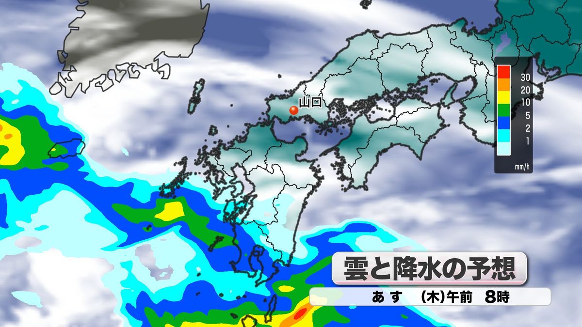 雲と降水の予想