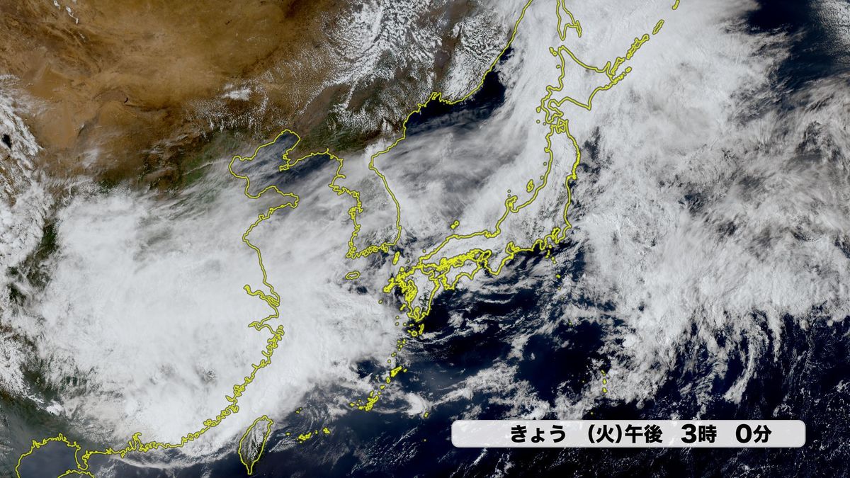 30日(火)の雲画像