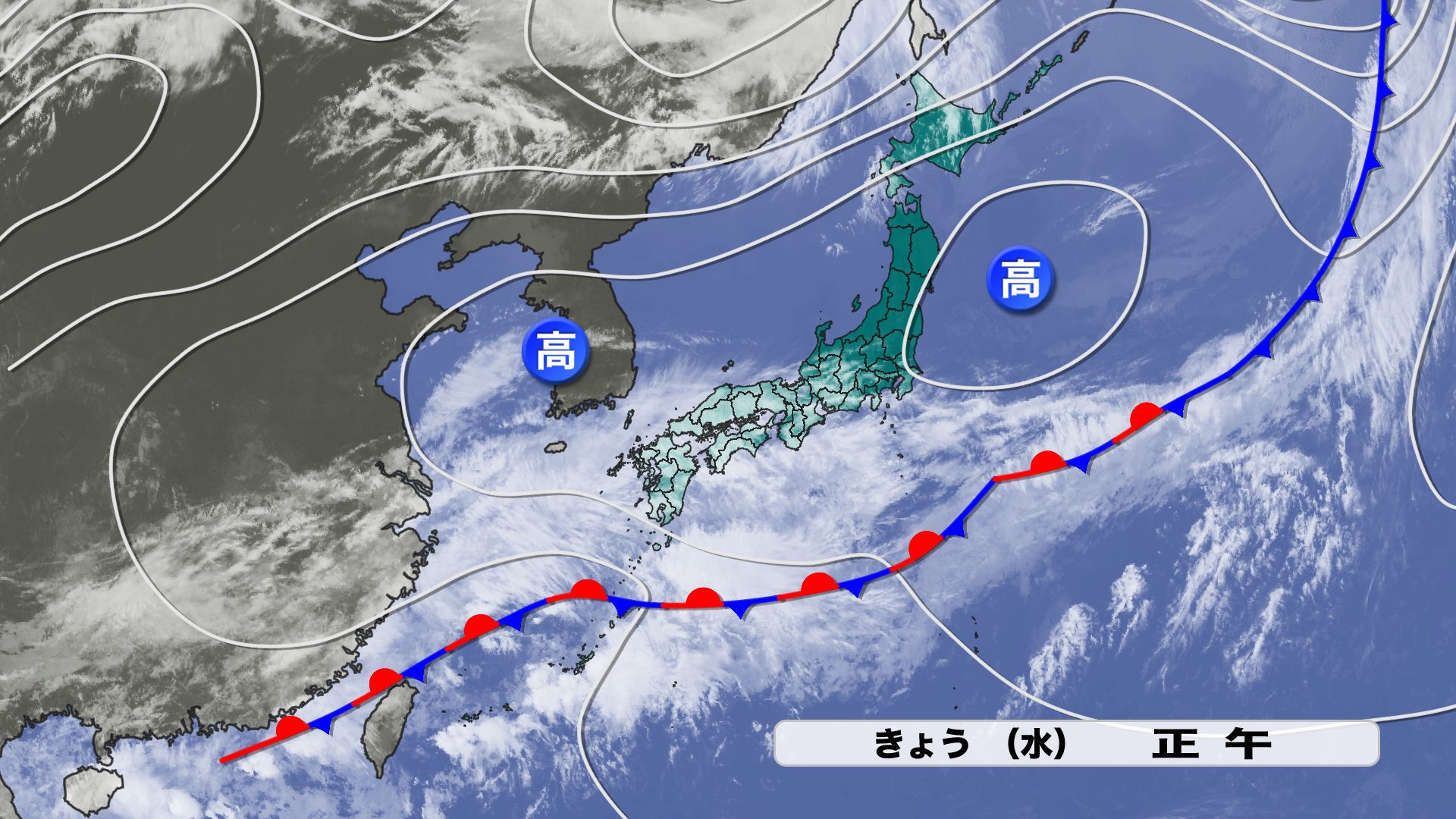 山口天気 夕刊5/22】梅雨前線がじわり北上…23日(木)にかけて曇りがちの